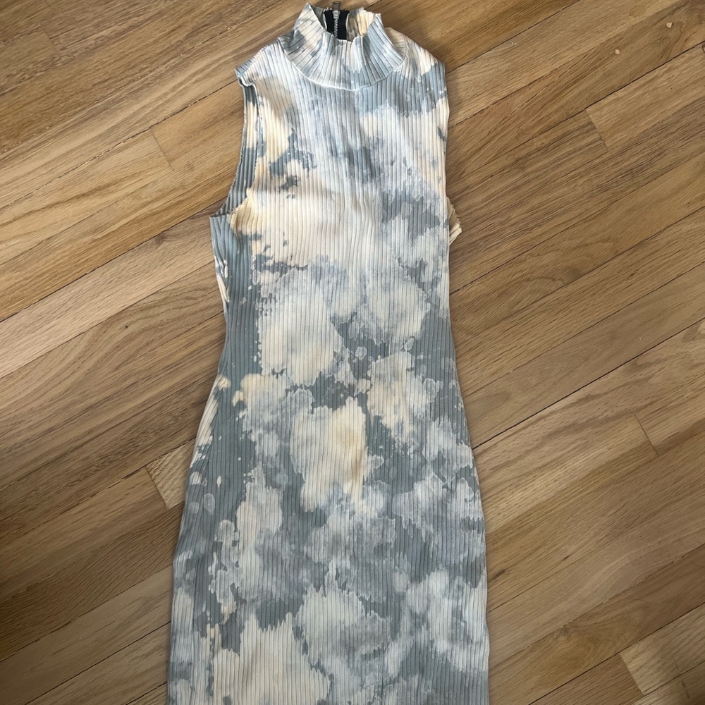 Cotton Citizen Ribbed Ibiza Tie-Dye Mini Dress